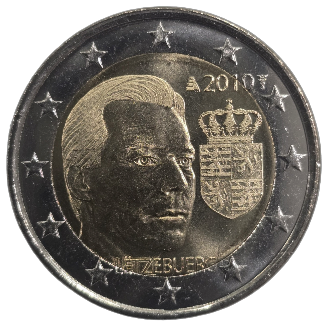 2 euros conmemorativa Escudo de armas del Gran Duque